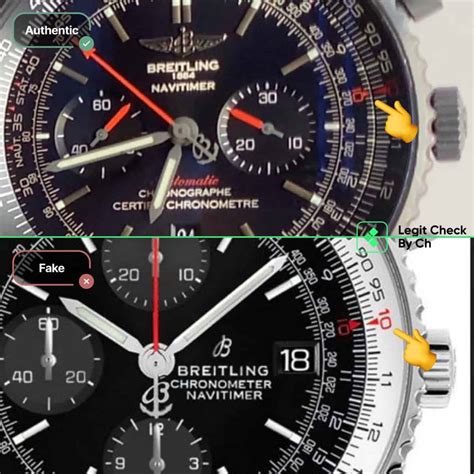 breitling fake vs real